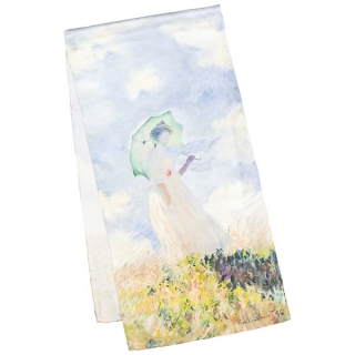 Šála - Claude Monet: Dáma se slunečníkem 