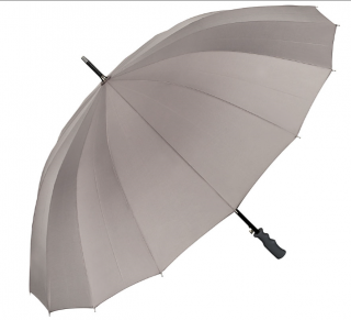 Automatický deštník Cleo šedý - XXL pro 2 osoby