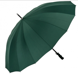 Automatický deštník Cleo zelený - XXL pro 2 osoby