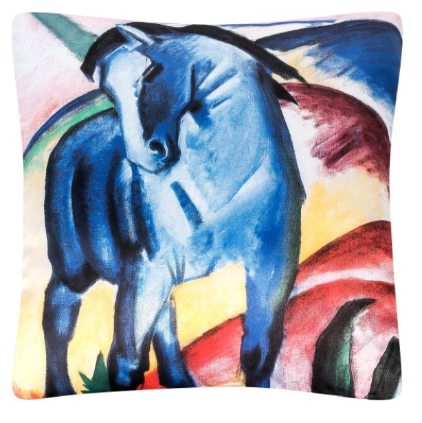 Polštář - Franz Marc: Modrý kůň