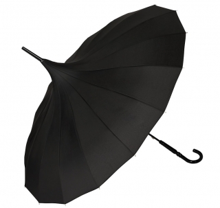 Deštník - slunečník Pagode Charlotte - černý